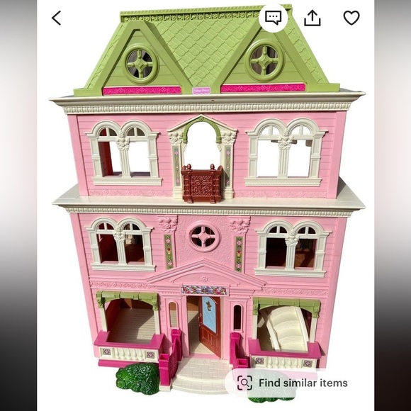 Toys Fisher Price Doll House 200s Model Comes With Some Dolls And Accessories Poshmark